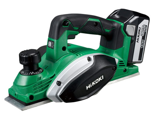 HIKoki P18DSL/JJ 18V Planer with 2 x 5.0Ah Li-ion Batteries