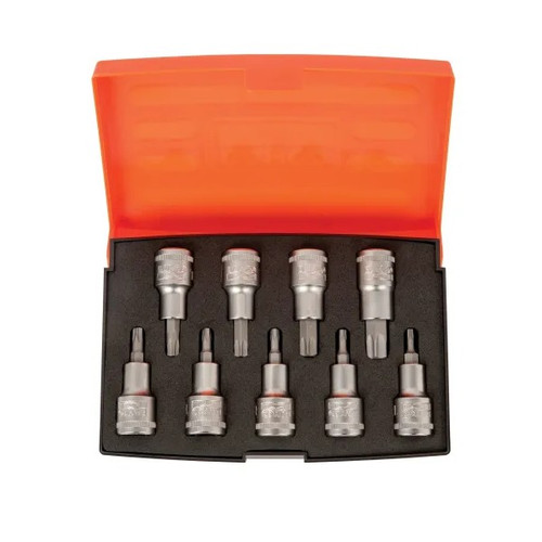 Bahco S9TORX 1/2 inch Drive Socket Set of 9 Metric (BAHS9TORX)
