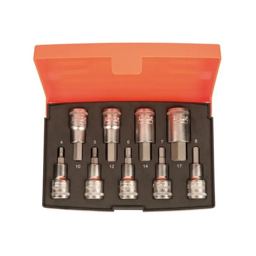Bahco S9HEX 1/2 inch 9 Piece Hex Bit Socket Set