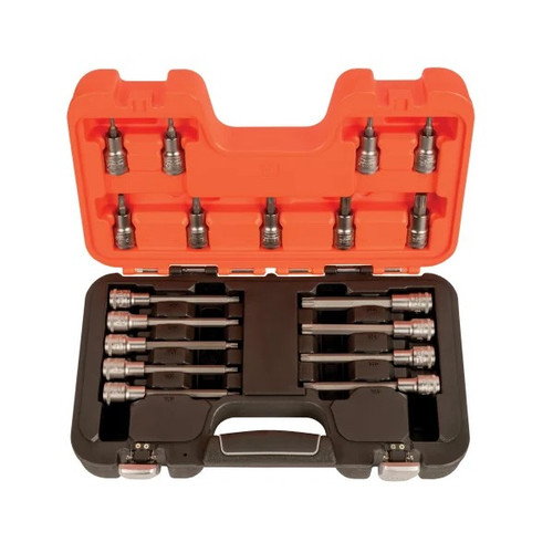 Bahco S18TORX 1/2 inch Torx Socket Set of 18 Metric (BAHS18TORX)