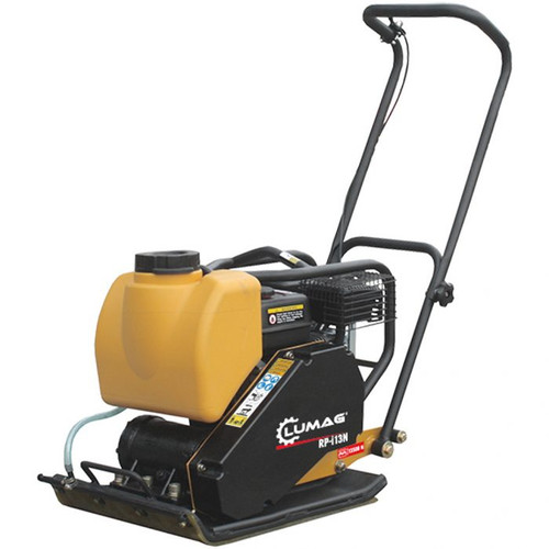 Lumag RPi13N 13.5KN 18" Petrol Compactor Wacker Plate with Water System | Toolden