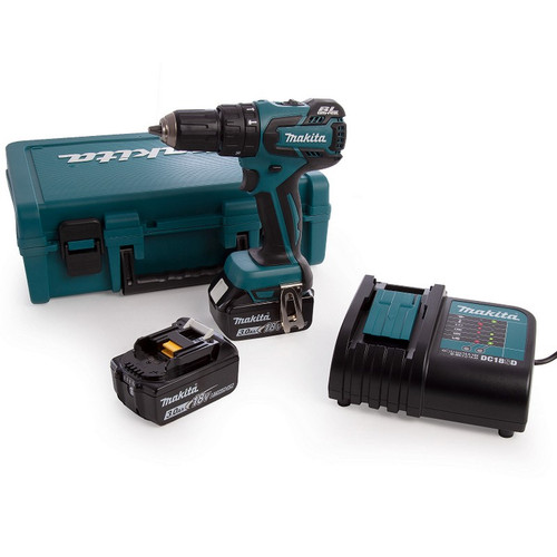 Makita DHP459SFE 18V Brushless Combi Drill with 2 x 3.0Ah Li-ion Batteries