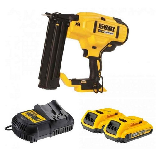 DeWalt DCN680D2-GB 18V XR Brushless Brad Nailer with 2x2.0Ah Li-Ion Batteries