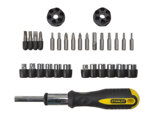 Stanley STA054925 Ratchet Screwdriver Set of 29 | Toolden