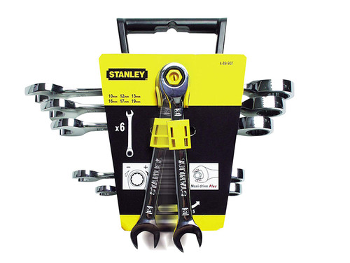 Stanley STA489907 Ratcheting Wrench Set^ 6 Piece | Toolden