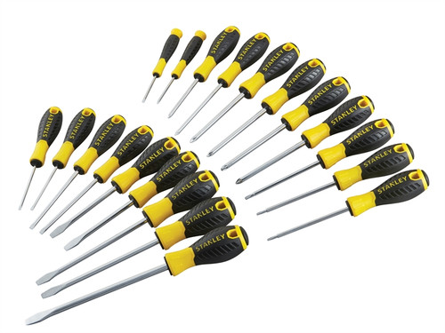 Stanley STA060213 0-60-213 Essential Screwdriver Set^ 20 Piece SL/PH/PZ/TX | Toolden