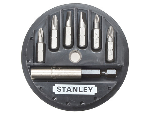 Stanley STA168737 Insert Bit Set Phillips/Slotted/Pozidriv 7 Piece | Toolden