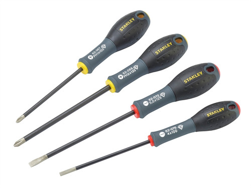 Stanley STA062060 062060 Diamond Tip Screwdriver Set^ 4 Piece SL/PH | Toolden
