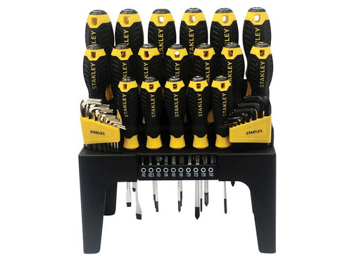 Stanley STA074958 Screwdriver Set^ in Rack 44 Piece SL/PH/PZ/TX | Toolden