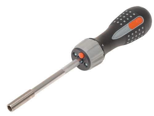 Bahco BAH808050L 808050L LED Ratchet Screwdriver & 6 Bits | Toolden
