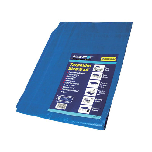 BlueSpot Tools B/S45921 Tarpaulin 1.8 x 1.2m (6 x 4ft)  | Toolden