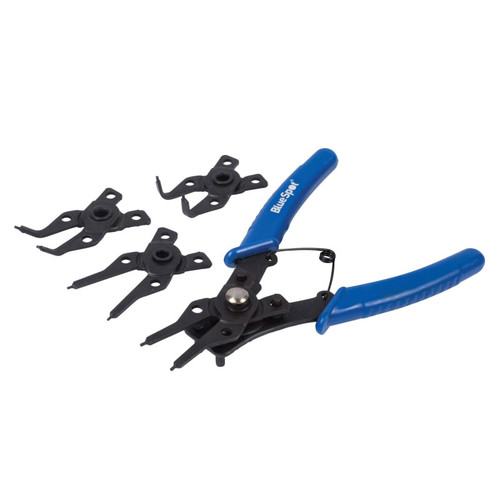 BlueSpot Tools B/S08701 4-in-1 Circlip Pliers | Toolden