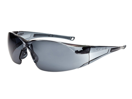 Bolle Safety BOLRUSHPSF RUSH Safety Glasses - Smoke | Toolden