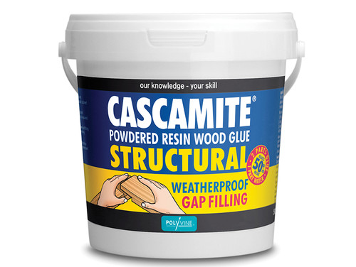 Polyvine CAS500G Cascamite One Shot Structural Wood Adhesive Tub 500g | Toolden