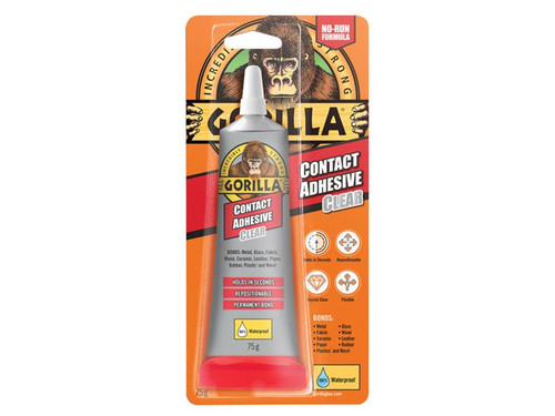 Gorilla Glue GRGCAC75 Contact Adhesive Clear 75g | Toolden