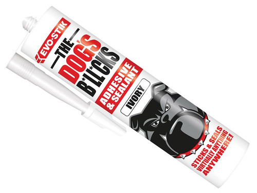 Evo-Stik EVOTDBIV The Dogs B*ll*cks Multipurpose Adhesive & Sealant Ivory 290ml | Toolden