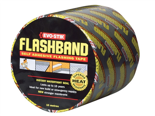Evo-Stik EVOFB150 Flashband Roll Grey 150mm x 10m | Toolden