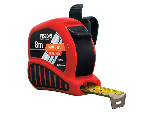Fisco FSCBMC08 BM8M Brick-Mate Pocket Tape 8m (Width 25mm) | Toolden