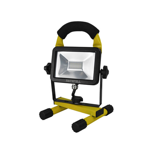 Faithfull Power Plus FPPSL10F SMD LED Pod Site Flood Light 10W 900 Lumens 240V | Toolden