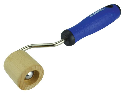 Faithfull FAISGSRWN Soft Grip Seam Roller - Wooden | Toolden