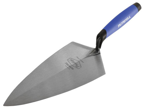 Faithfull FAIPTFBT10P Prestige Philadelphia Pattern Brick Trowel 250mm (10in) | Toolden