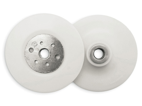 Flexipads World Class FLE20115 Angle Grinder Pad White 115mm (4.5in) M14 | Toolden