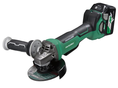 HiKOKI HIKG3613DBJR G3613DB MultiVolt Brushless Grinder 125mm 36/18V 2 x 2.5/5.0Ah Li-ion | Toolden