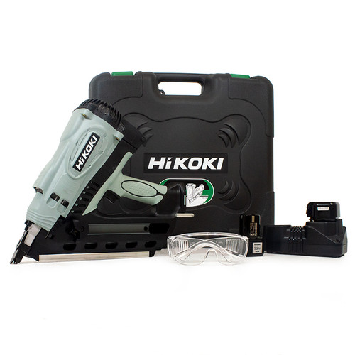 HiKOKI NR90GC2 Gas Clipped Head Strip Framing Nailer 7.2V 2 x 1.4Ah Li-ion