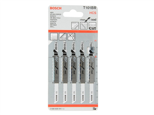 Bosch T101BR Clean for Wood Jigsaw Blades