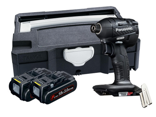 Panasonic PAN75A7PN EY75A7PN2G Brushless Impact Driver & Systainer Case 18V 2 x 3.0Ah Li-ion | Toolden