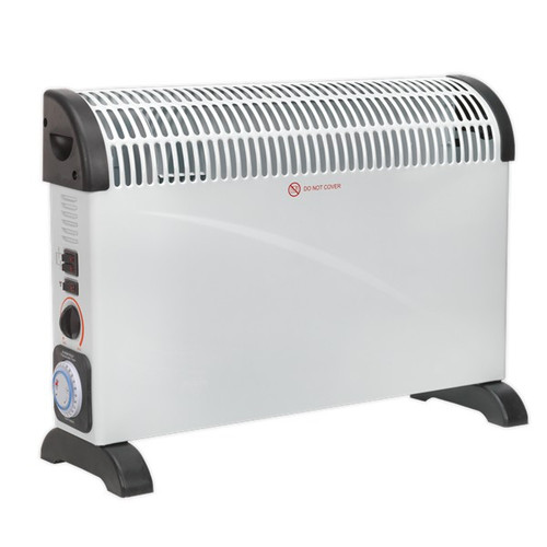 Sealey CD2005TT Convector Heater 2000W/230V with Turbo, Timer & Thermostat
