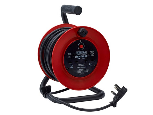 Faithfull Power Plus Cable Reel 20m 13A