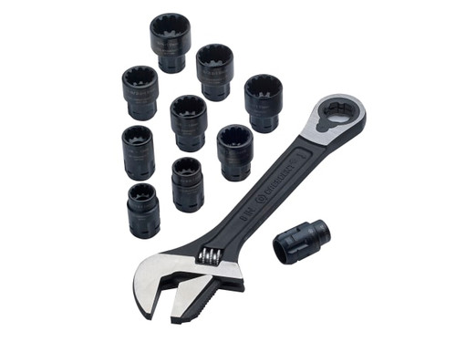 Crescent?? X6? Pass-Thru? Adjustable Wrench Set, 11 Piece