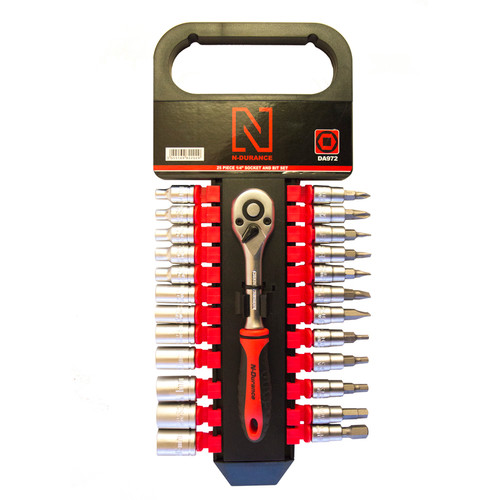 N-Durance 25 Piece 1/4" Socket and Bit Set from Toolden.