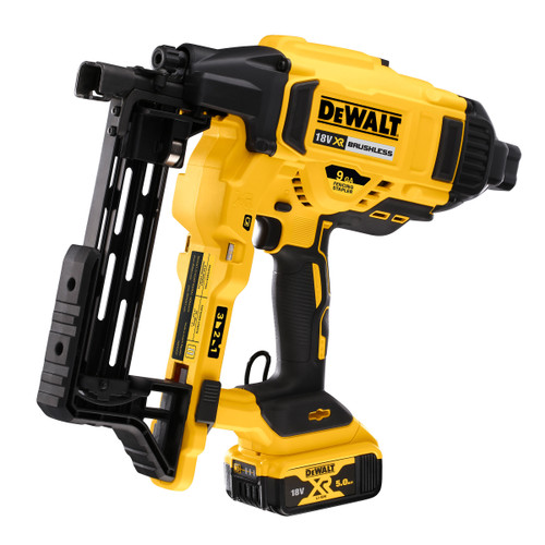 Dewalt DCFS950P2 18V XR Brushless Fencing Stapler 2 x 5.0Ah Batteries From Toolden Dewalt DCFS950P2 18V XR Brushless Fencing Stapler 2 x 5.0Ah Batteries From Toolden
