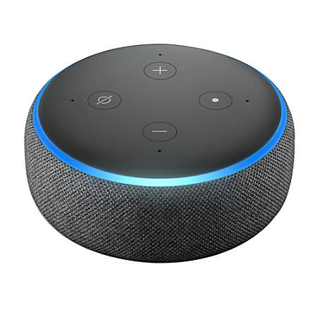 Amazon Echo Dot 3rd Gen with Alexa Grey Fabric