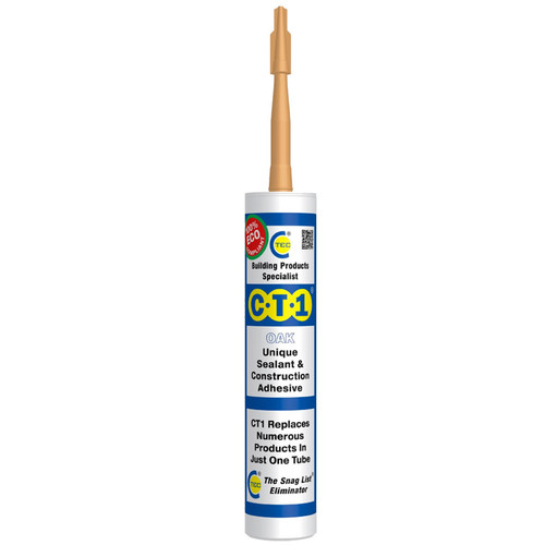 CT1 Sealant & Construction Adhesive Oak 290ml