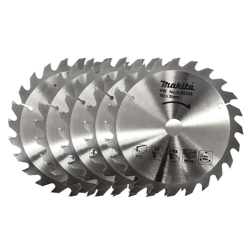 Makita D-03333 Circular Saw Blade 165 x 20 x 24 Teeth
