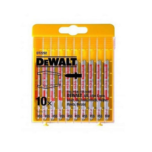 Dewalt DT2292QZ 10 Piece Metal Cutting Jigsaw Blade Set