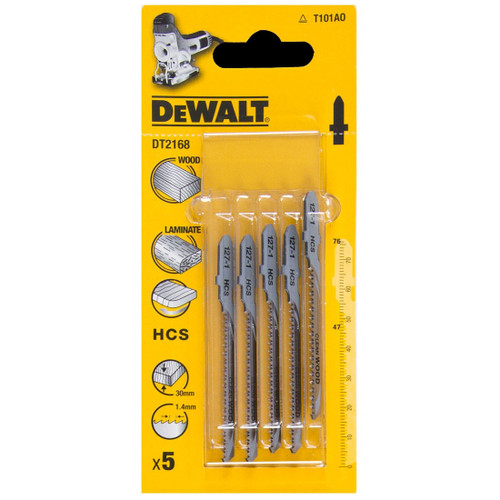 Dewalt DT2168 Jigsaw Blades for Wood T Shank HCS T101AO 50 Blades 10 Packets