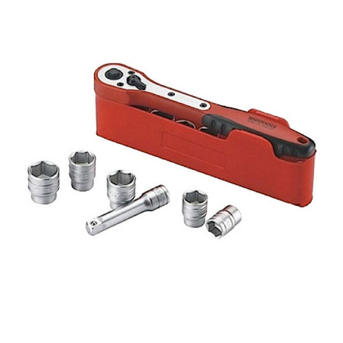 Teng Basic Socket Set of 13 Pieces 1/4in Drive