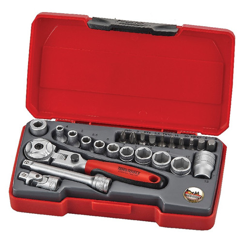 Teng Tools T1424S 24 Piece 1/4in Drive MM Socket Set