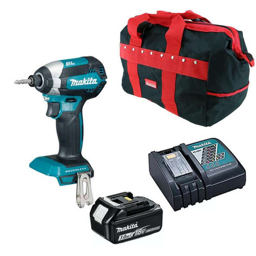MAKITA DTD153RFX1 18v Brushless Impact Driver 1x3ah Battery, Charger & Bag