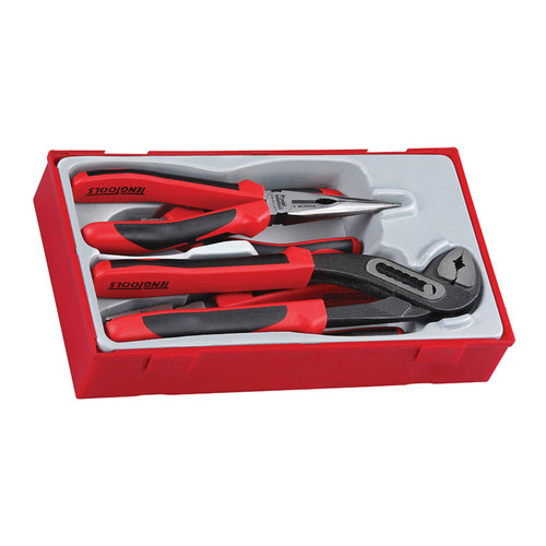 Teng Tools TT440-T 4 Piece TPR Grip Mega Bite Plier Set