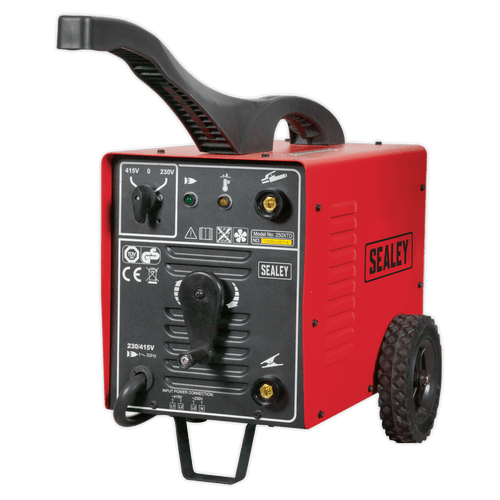 Sealey 220XTD Arc Welder 220Amp 230/415V 3ph with Accessory Kit