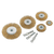 Sealey BWBS08 Wire Brush Set 8pc Brassed