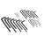 Sealey S0465 Hex Key Set 25pc