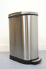 40L Narrow Brushed Stainless Steel Pedal Bin with Soft Close Lid