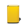 Bo Pedal Bin With 2 Inner Buckets, 11 + 23 Litre - Daisy Yellow