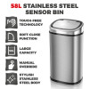 Tower 58L Stainless Steel Sensor Bin